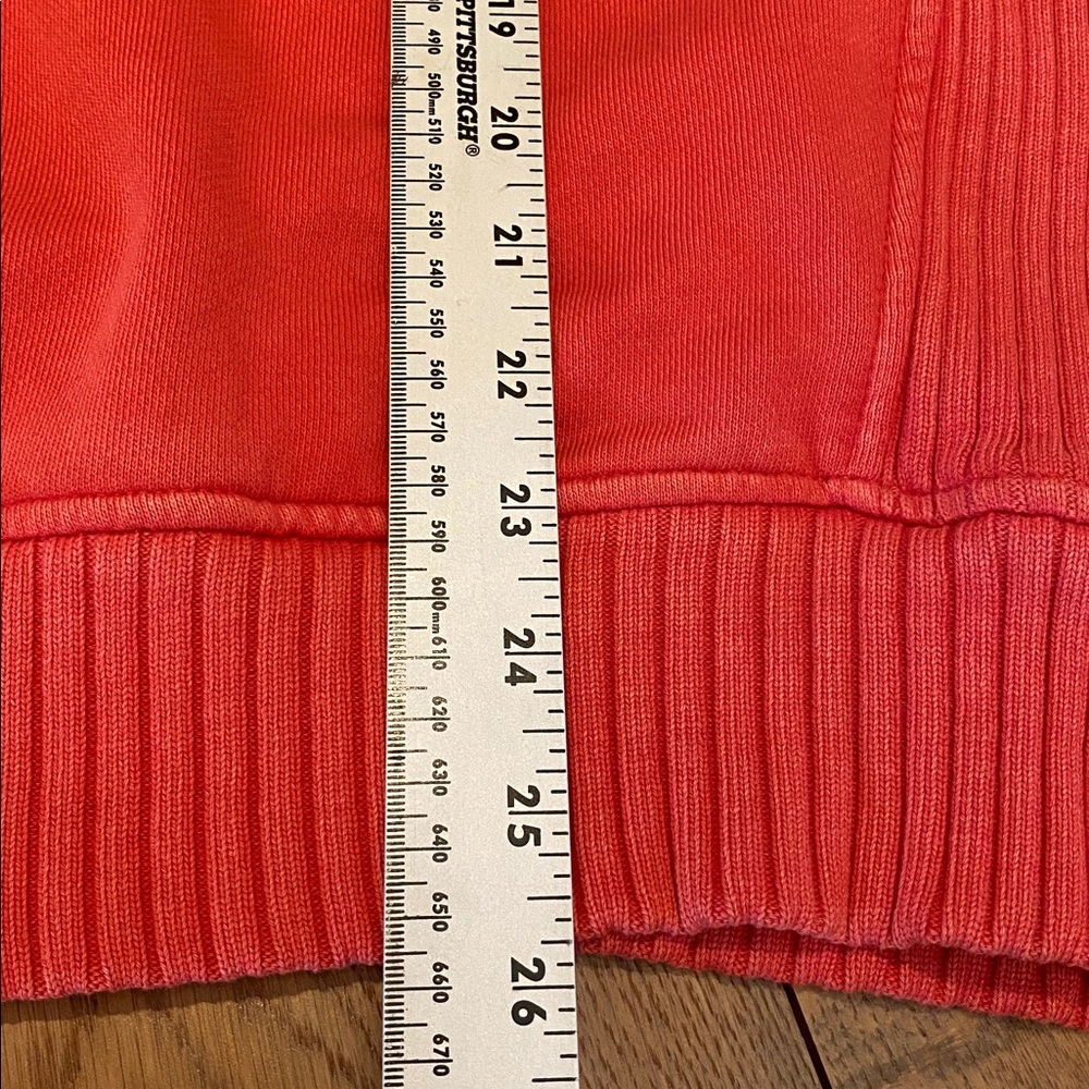 Aerie Terry Toweling Oversized Crew Sweatshirt Orange Mind in the MNTS SMALL ‘22 - Picture 5 of 11
